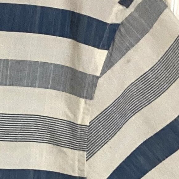 Frank & Oak Men's Button Down Short Sleeve Shirt Cotton Size M Stripes Classic - Picture 10 of 10